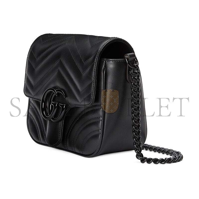 GUCCI GG MARMONT MATELASSÉ SHOULDER BAG 739681 (18*15*8cm)